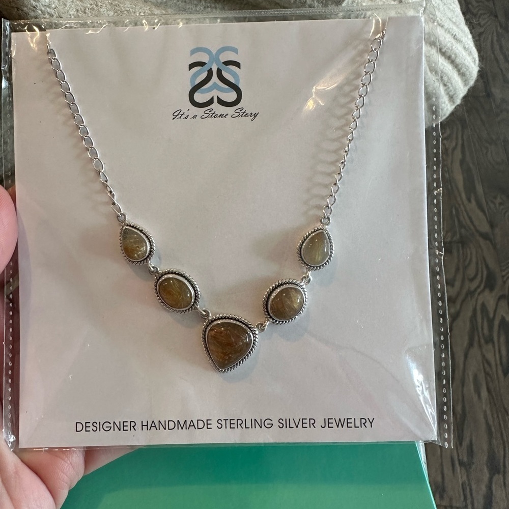Golden Rutile Princess Necklace